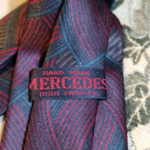 Mercedes || Black, Wine, Teal, Copper Tie - Picture 3 of 3